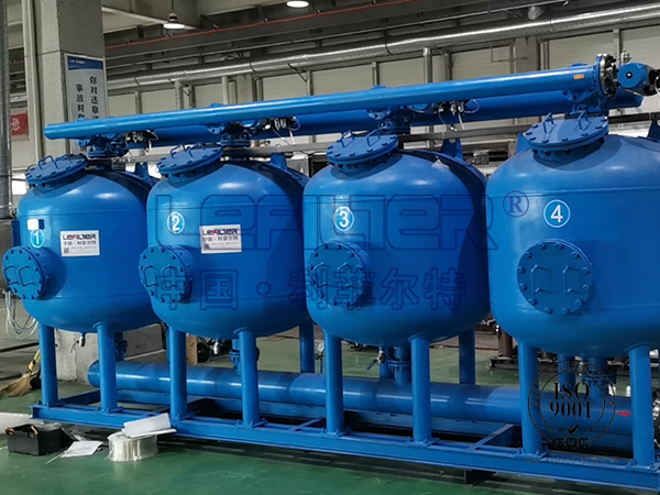 四罐并聯(lián)淺層砂過濾器 四罐并聯(lián)淺層砂過濾器